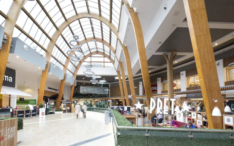 Shoppers at Silverburn, Glasgow