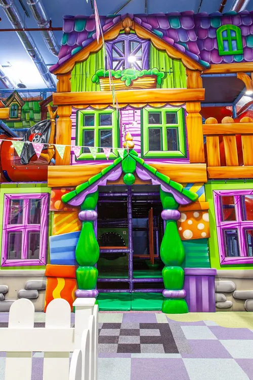 The big soft play house at Fun Street