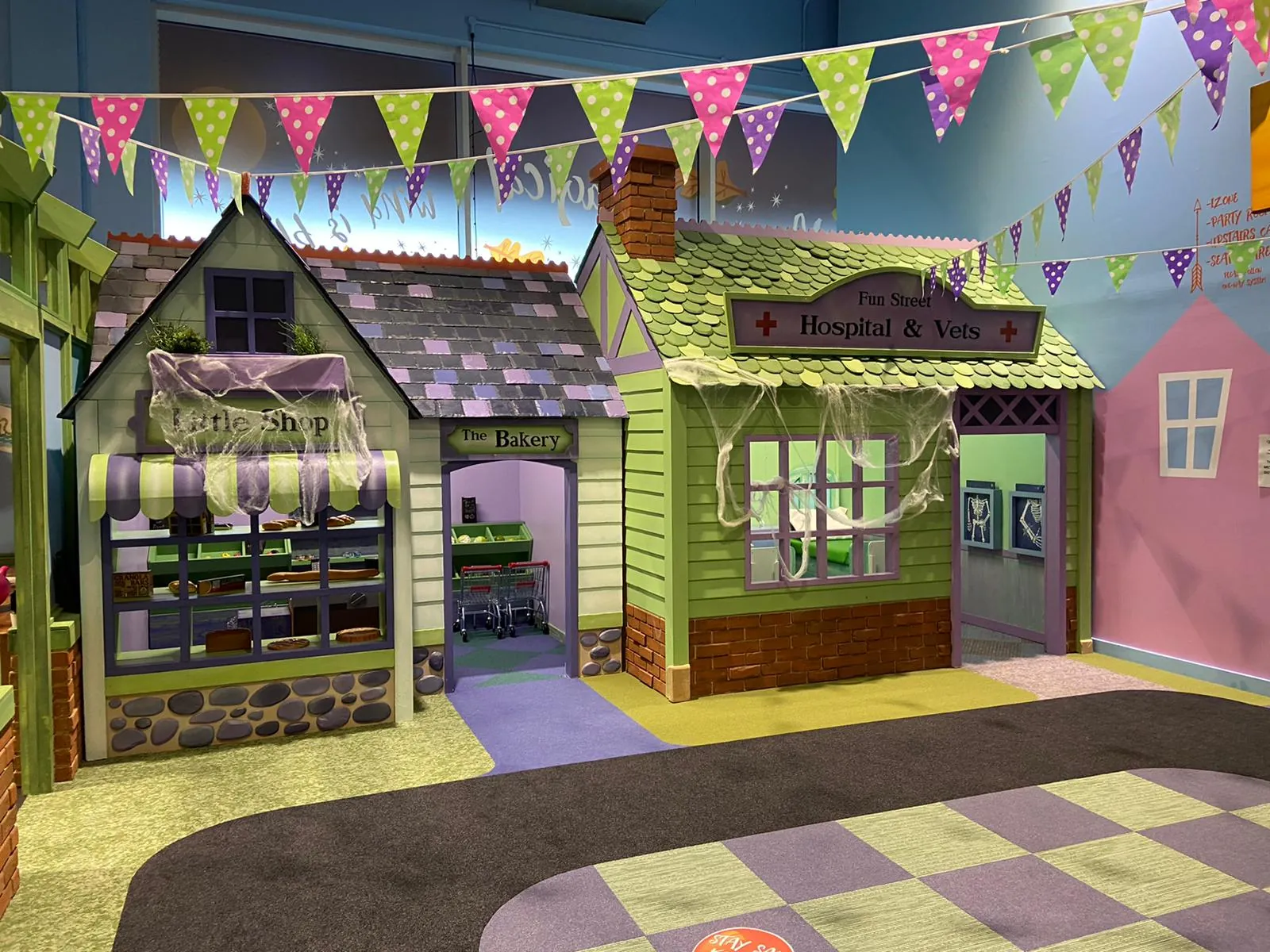 Themed adventure areas exclusively available during private hire