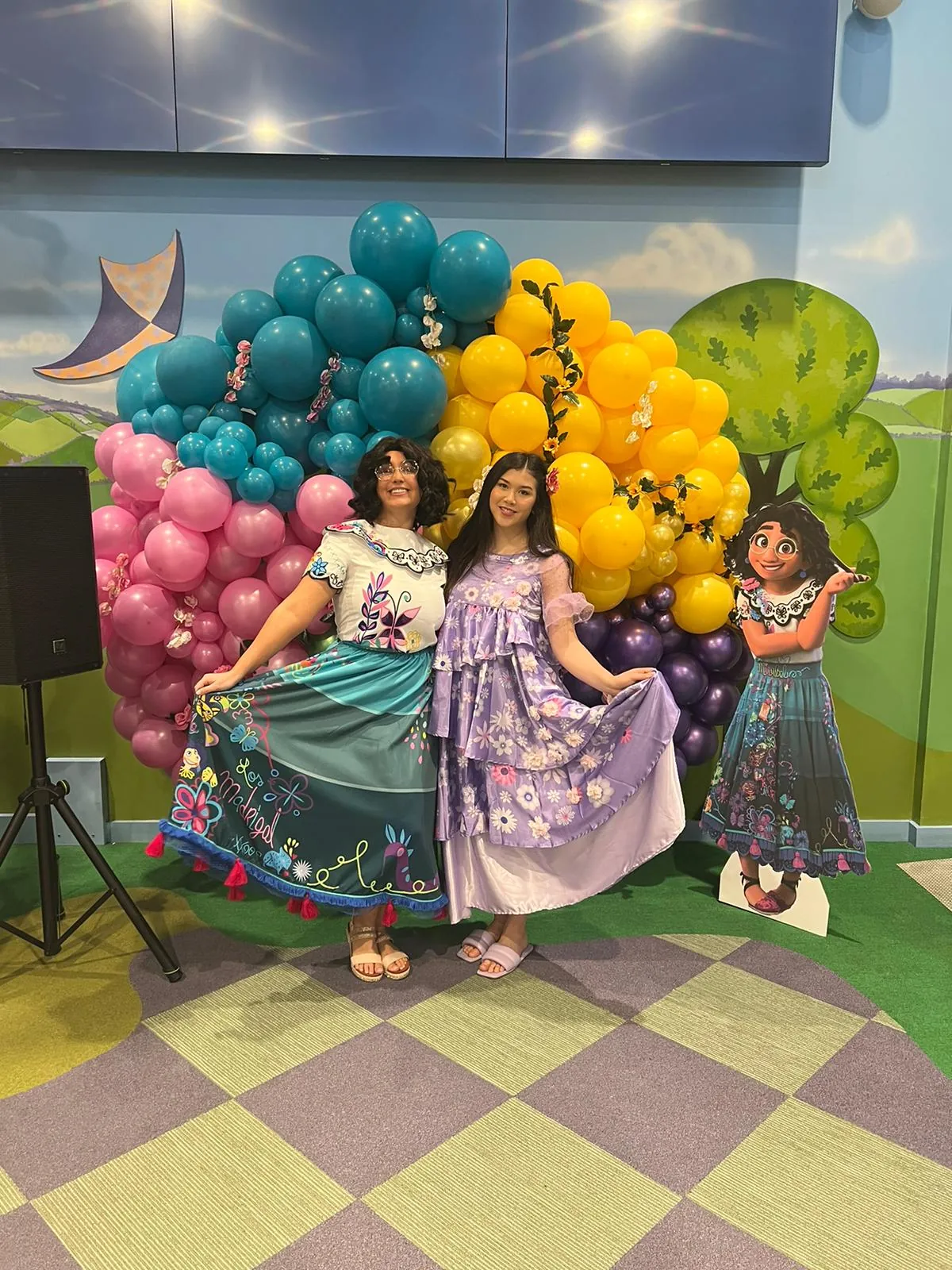 A Disney themed party room at Fun Street