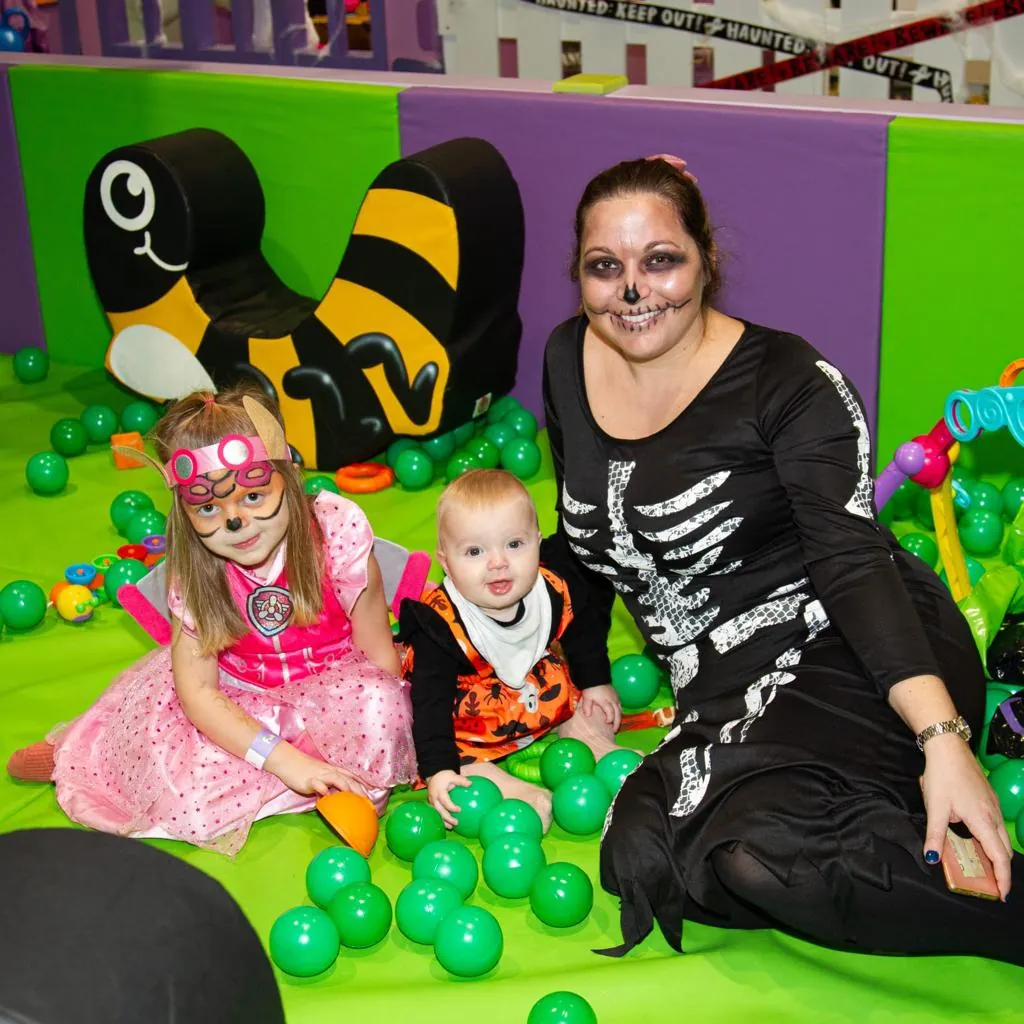Large event space decorated for a christening at Fun Street