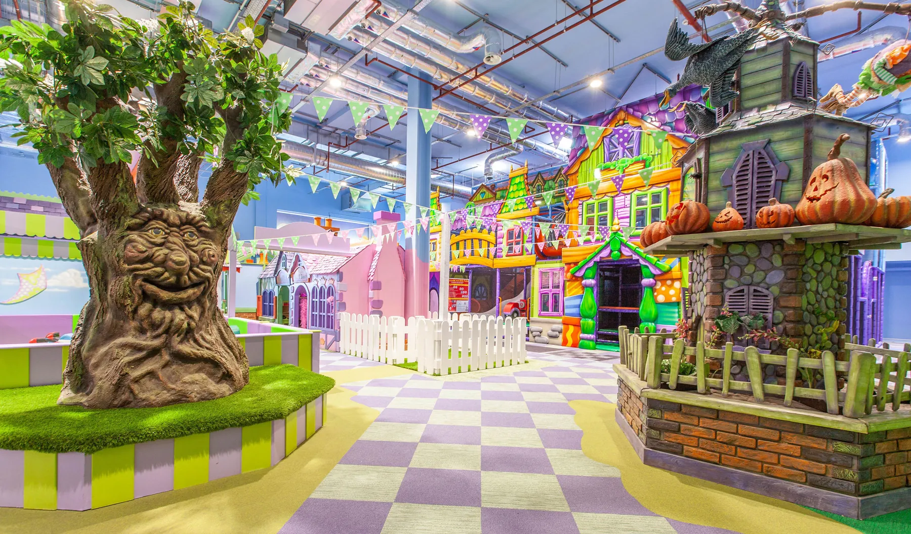Fun Street's indoor playground set up for a private hire christening party